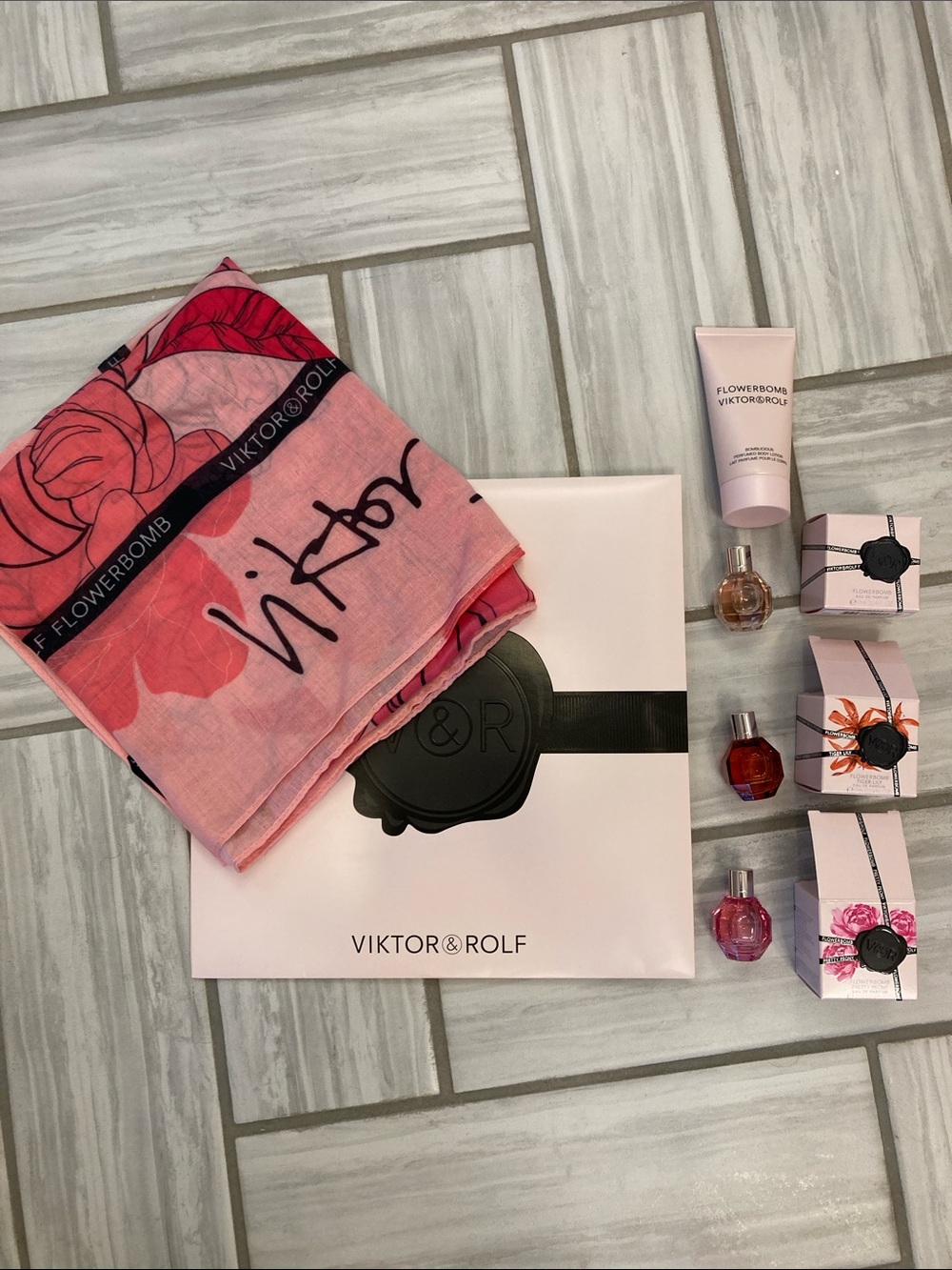 Viktor & Rolf Pink Floral Accessory